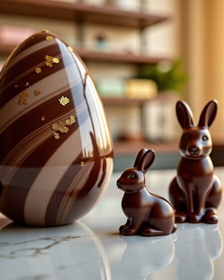 Délices chocolatés pour Pâques : œufs surprenants, lapins gourmands et créations inédites