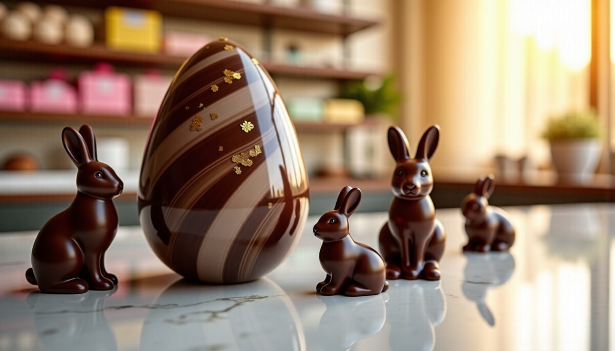 Délices chocolatés pour Pâques : œufs surprenants, lapins gourmands et créations inédites