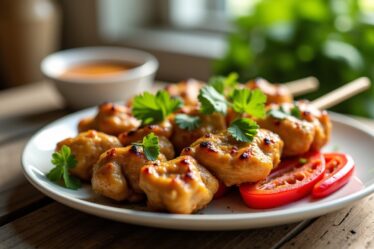 Poulet satay : une recette facile à réaliser et pleine de saveurs