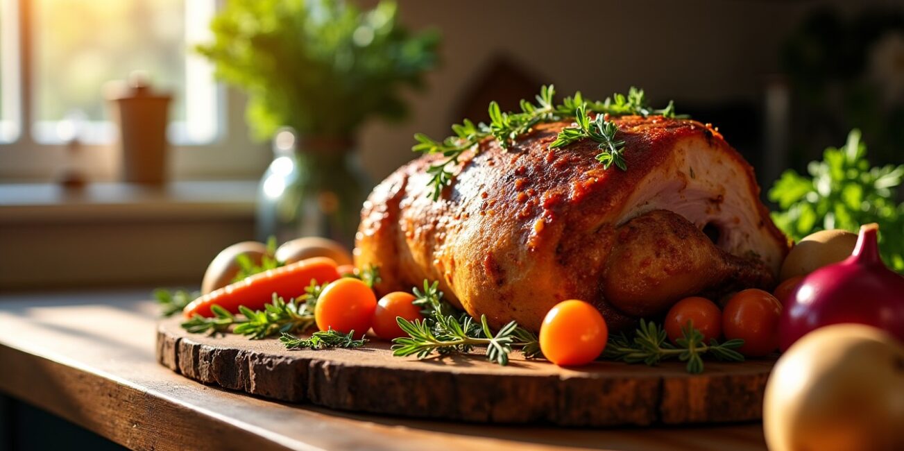 Cuisson parfaite : combien de minutes pour un rôti de porc moelleux de 800 g ?