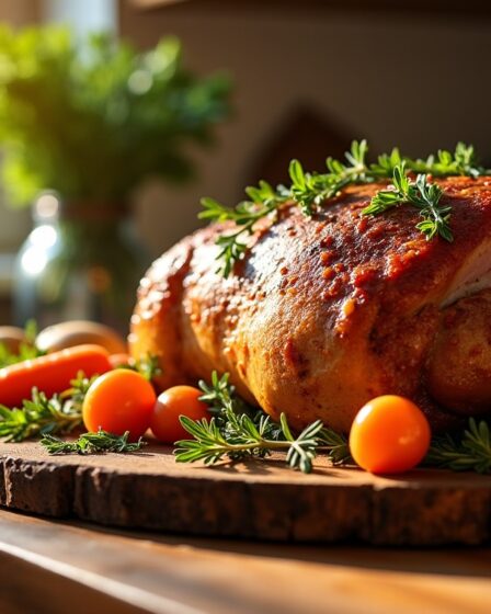 Cuisson parfaite : combien de minutes pour un rôti de porc moelleux de 800 g ?