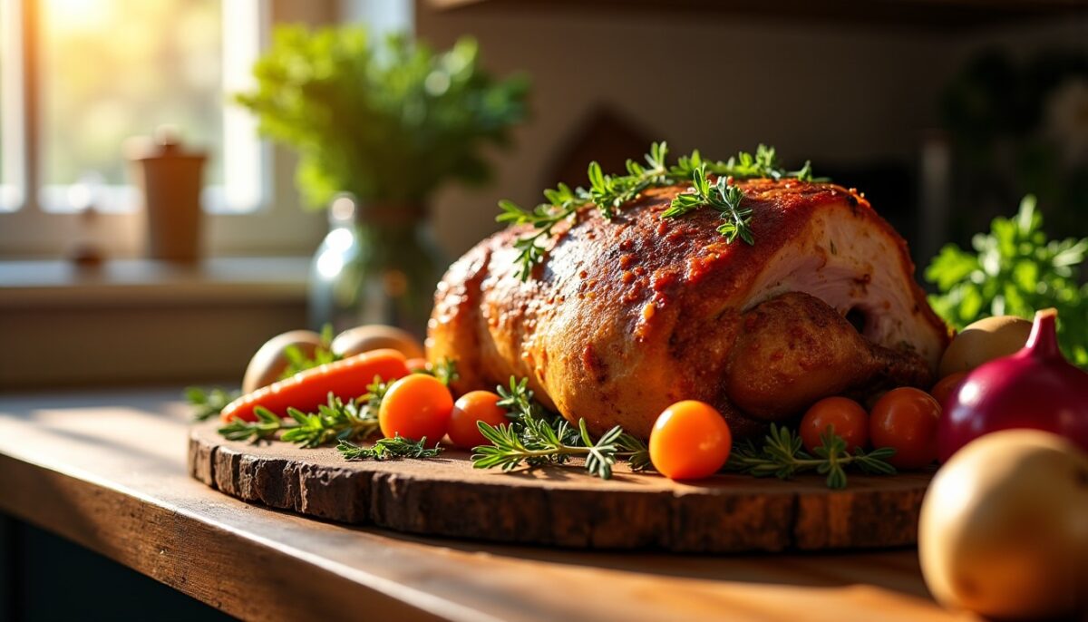 Cuisson parfaite : combien de minutes pour un rôti de porc moelleux de 800 g ?