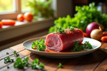 Le secret de la cocotte-minute pour une tête de veau roulée parfaitement cuite en un temps record