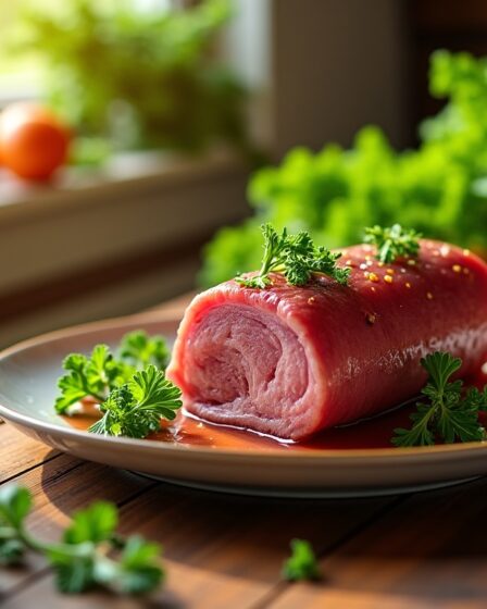 Le secret de la cocotte-minute pour une tête de veau roulée parfaitement cuite en un temps record