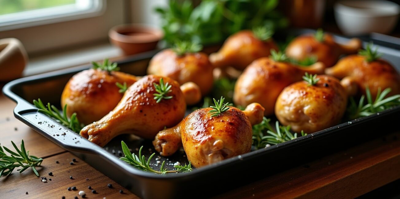 Le secret étonnant pour réussir des pilons de poulet au four parfaitement dorés et savoureux !