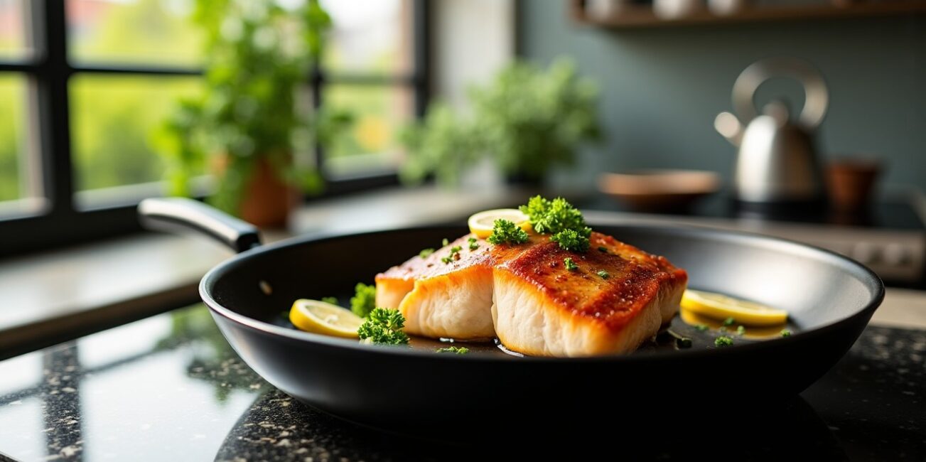 Préparez une queue de lotte savoureuse à la poêle en seulement 10 minutes : guide express et gourmand