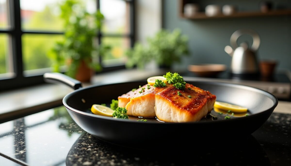 Préparez une queue de lotte savoureuse à la poêle en seulement 10 minutes : guide express et gourmand