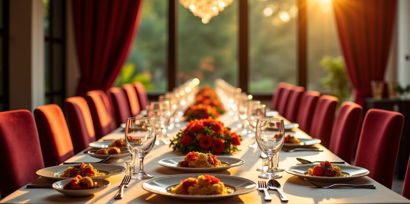 Plongez dans l'univers raffiné du menu de gala exceptionnel créé par Mickael Houx