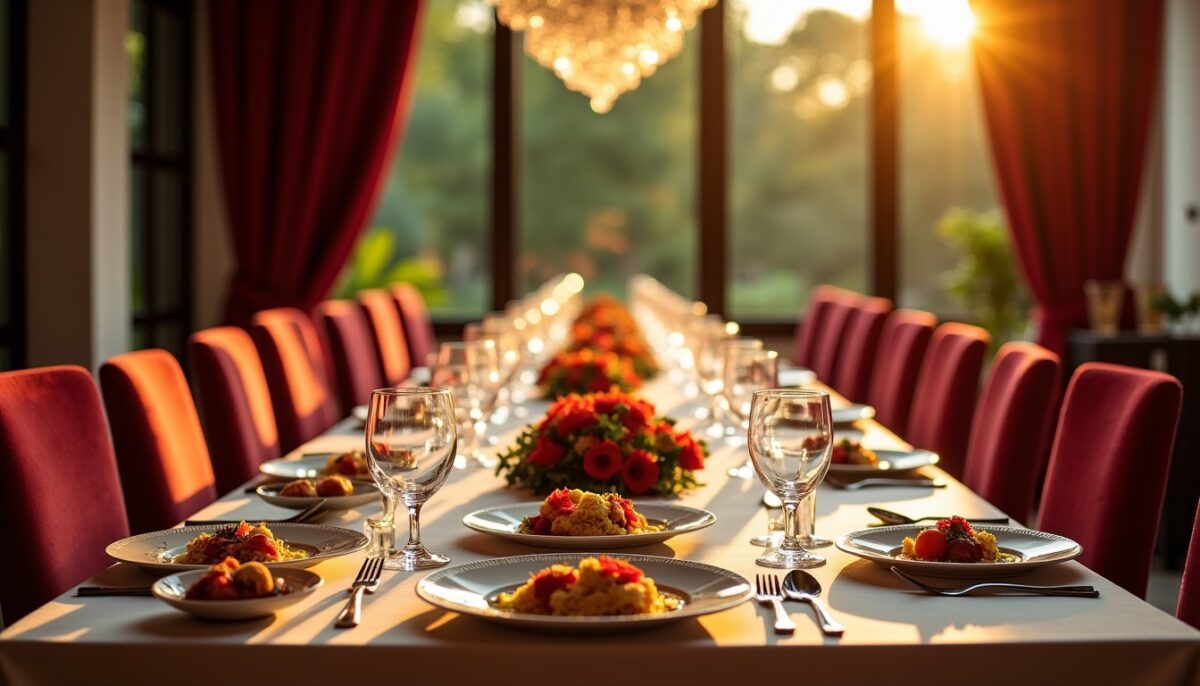 Plongez dans l'univers raffiné du menu de gala exceptionnel créé par Mickael Houx