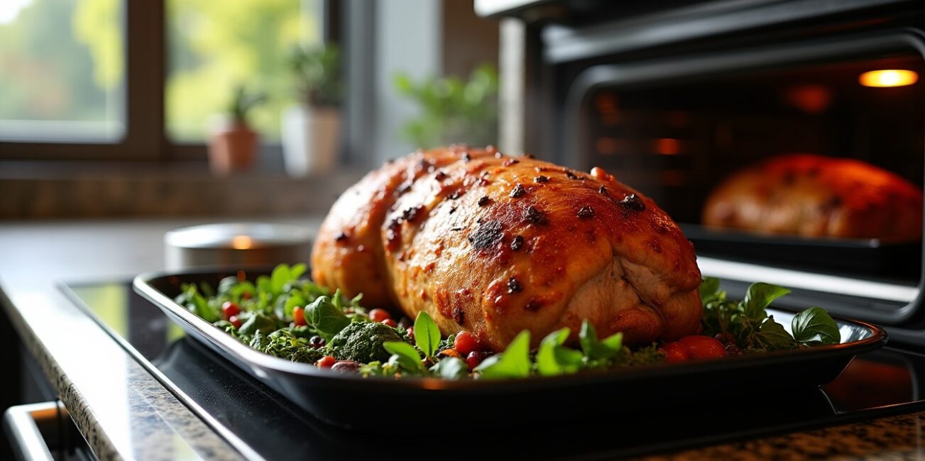 Maîtrisez la cuisson parfaite : Quel est le temps idéal pour un rôti de porc au four à chaleur tournante ?