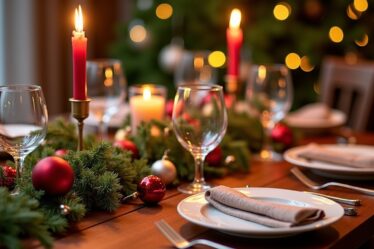 Les 5 commandements pour une table de Noël élégante et digne d’un grand chef