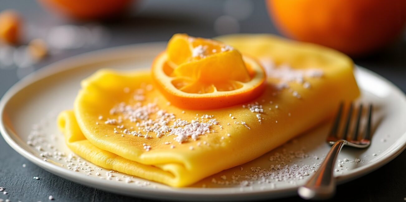 Crêpe Suzette : découvrez la recette flamboyante à l’orange, expliquée étape par étape