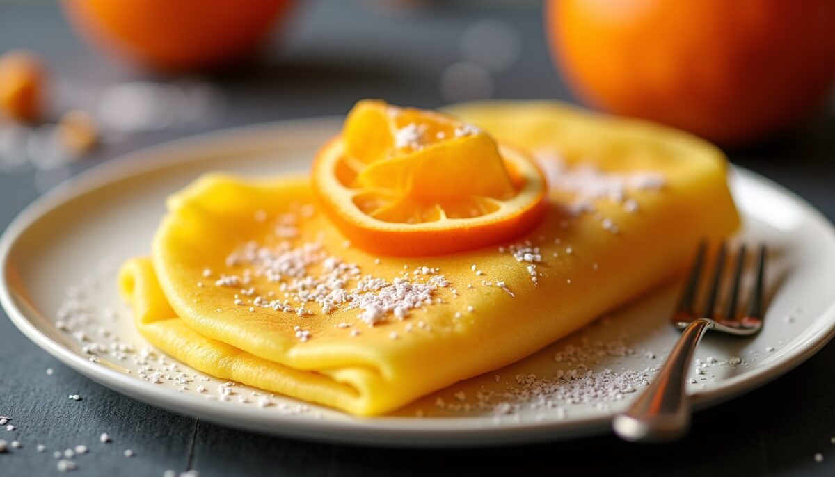 Crêpe Suzette : découvrez la recette flamboyante à l’orange, expliquée étape par étape