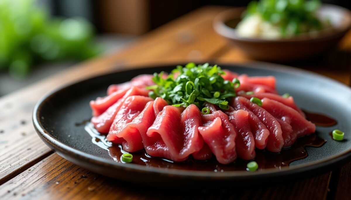 Tataki de bœuf : recette express, marinade savoureuse et cuisson rapide